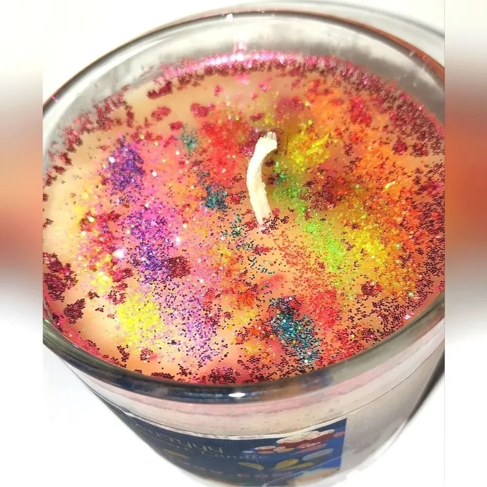 Hand crafted limited edition PRIDE dessert candle 6 oz